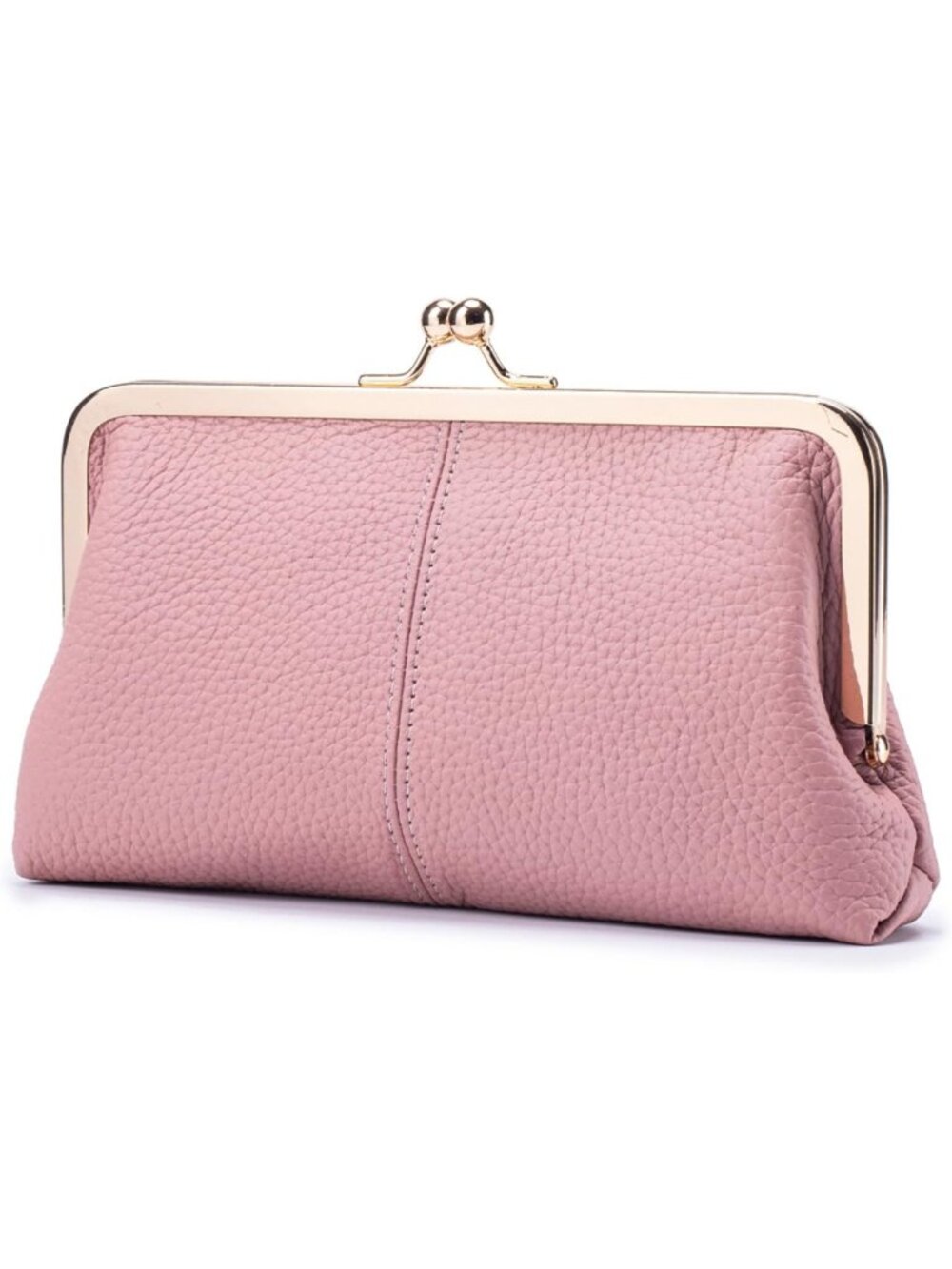 Stylish Genuine Leather RFID Wallet for Women - 8 Card Slots, Coin Pocket